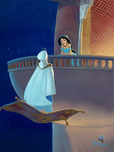Aladdin Animation Art Walt Disney Artwork Falling for Aladdin